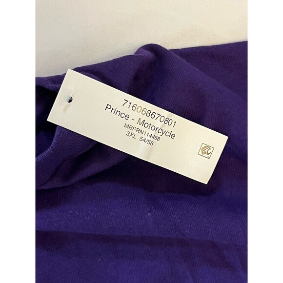 Prince 3XL T Shirt Purple Motorcycle Album Cover - Picture 4 of 6